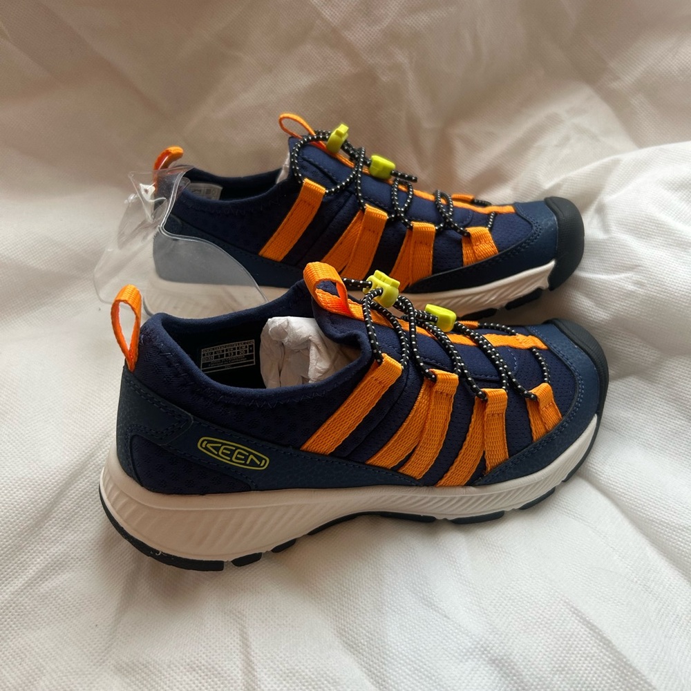 Keen Youth' Navy and Orange Sneakers